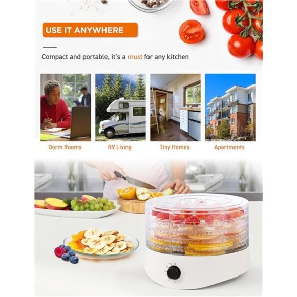 Commercial Chef Food Dehydrator, Dehydrator for Food and Jerky - Picture 6 of 7